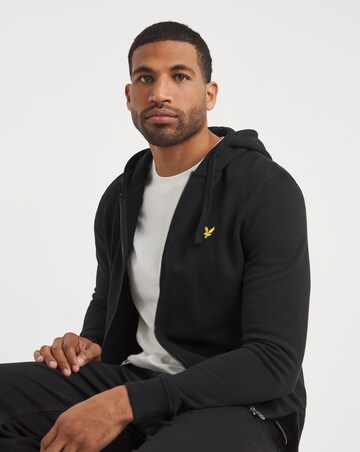 Lyle & Scott Classic Full Zip Hoodie - Black