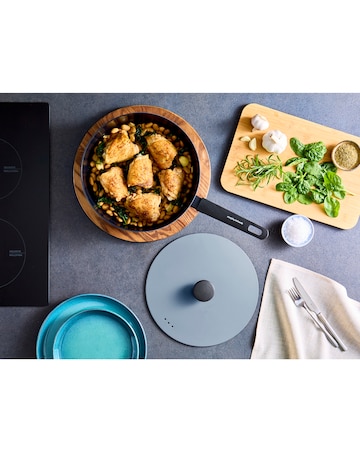 Morphy Richards Non-Stick 28cm Blue Saute Pan