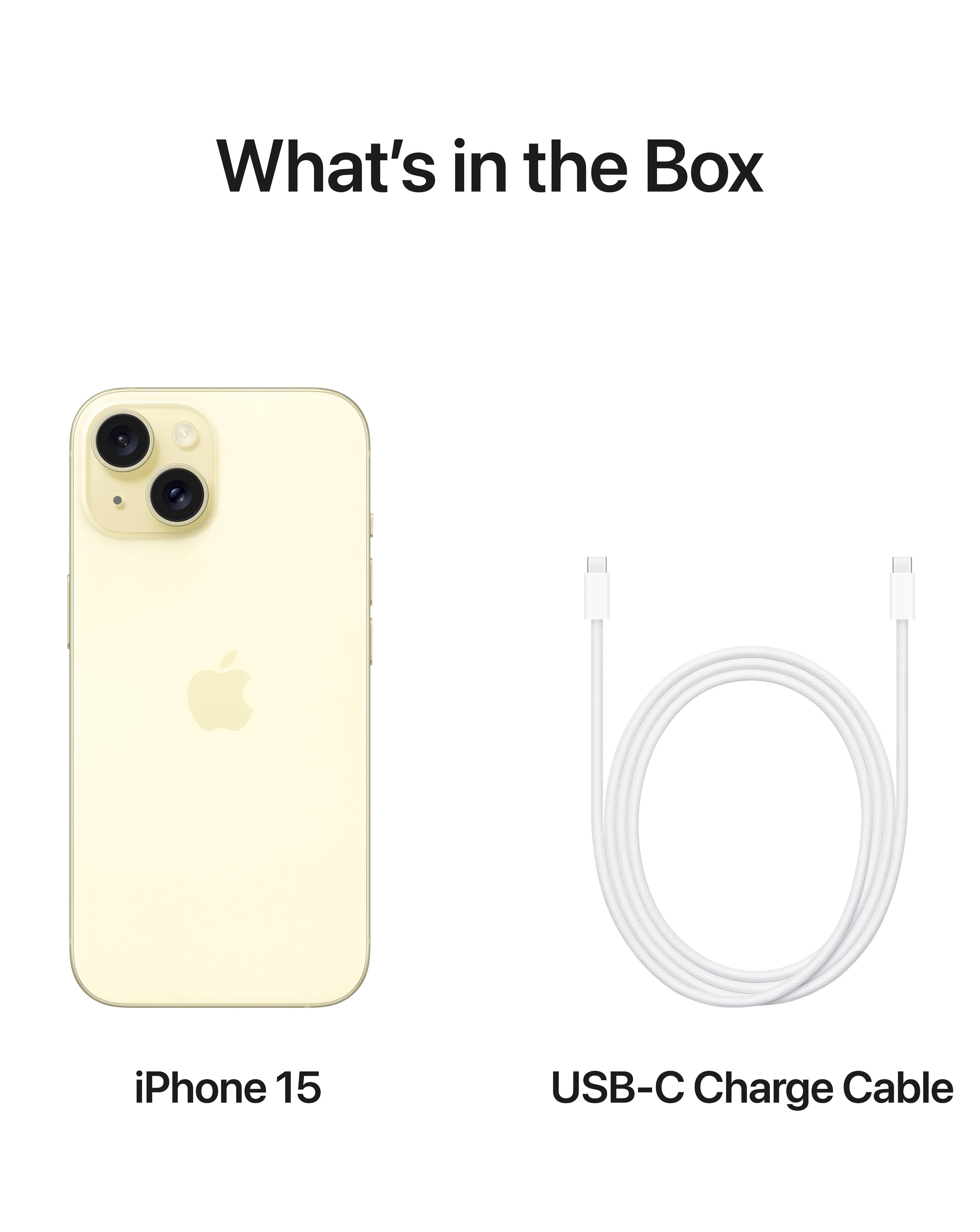 Apple iPhone 15 256GB - Yellow | JD Williams