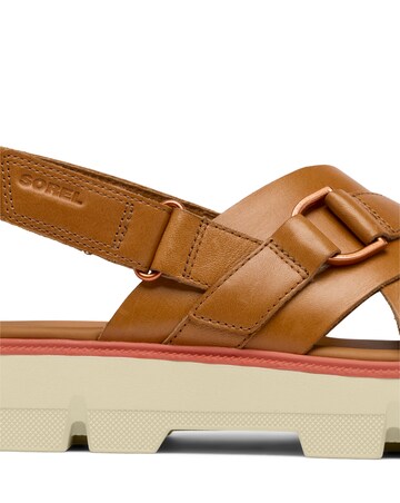 Sorel Leather Rein Crisscross Sandal