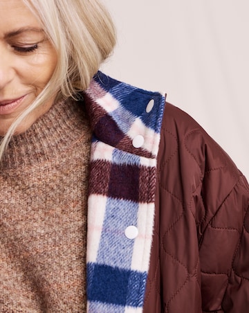 Julipa Reversible Check Coat