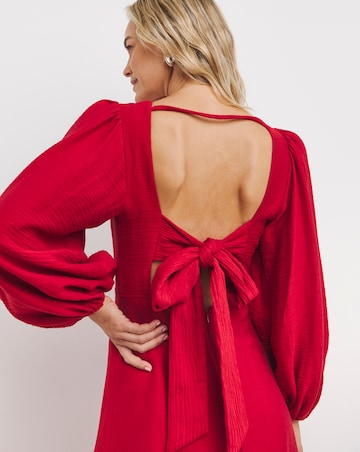 Nobody's Child Red Zola Midaxi Dress