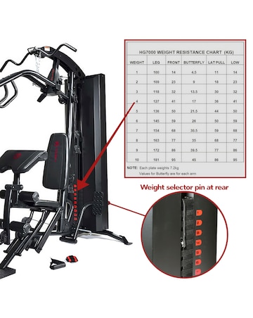 Marcy HG7000 Home Multi Gym with Integrated Leg Press