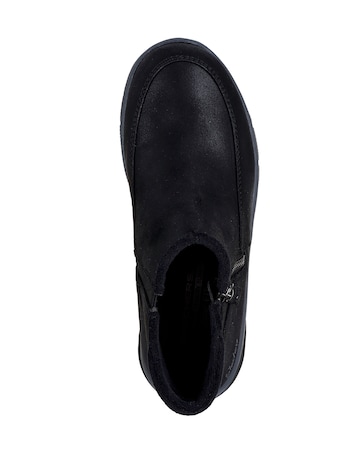 Skechers Easy Going Braided Zip Up Boot - Standard Fit