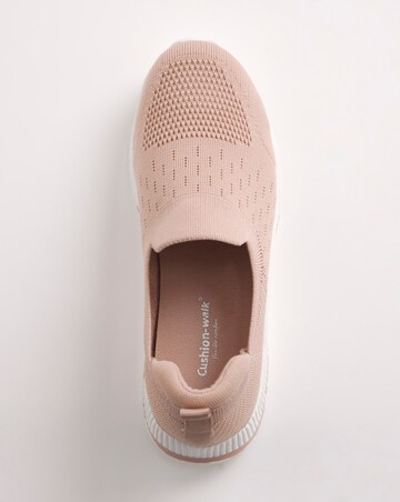 Cushion Walk Fly Knit Slip On Trainers E Fit