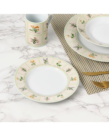 Waterside 24 Piece Wild Flowers Dinner Set