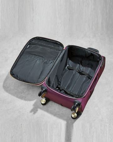 Rock Sloane Large Suitcase - Purple