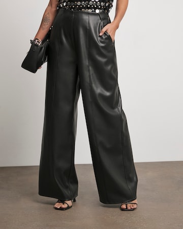 Joanna Hope Wide Leg PU Trousers