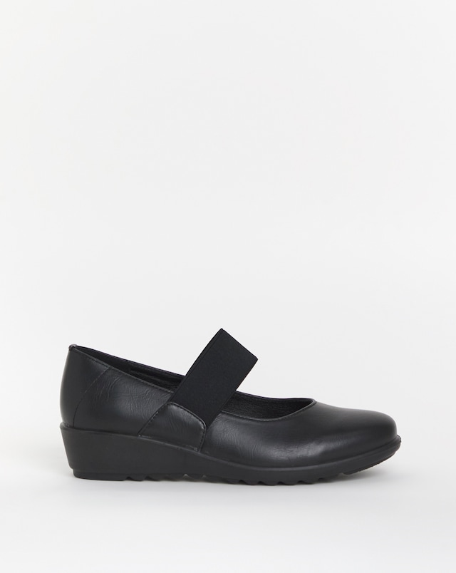Cushion Walk Mary Jane Elastic Strap E Fit