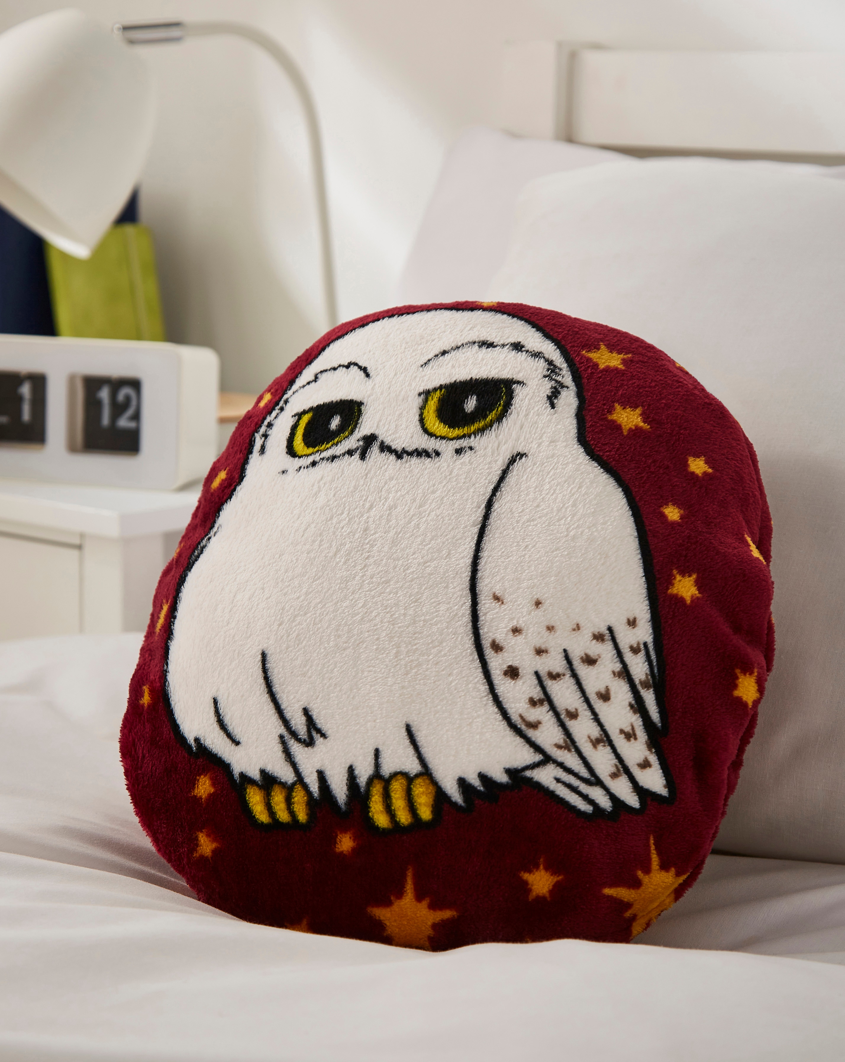 Harry Potter Hedwig Cushion Blanket JD Williams