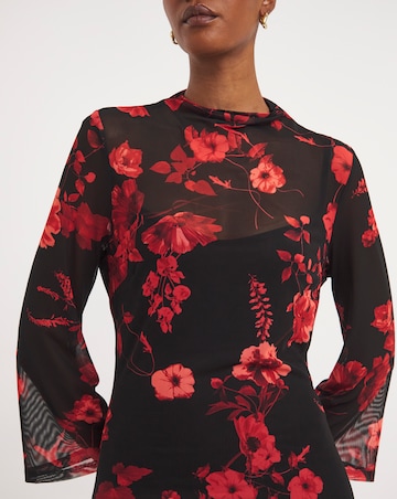 Joanna Hope Magisculpt Midi Mesh Dress