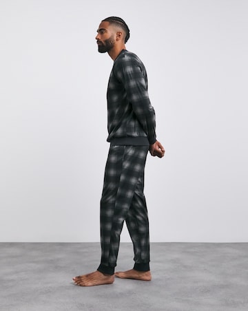 Fleece Check Lounge Set