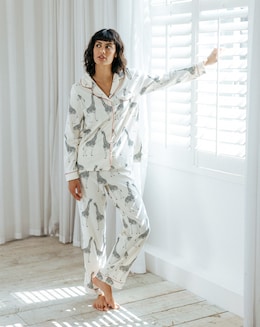 Chelsea Peers Jersey Button Up Pyjama Set