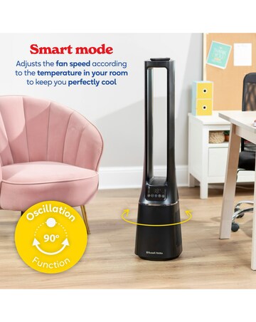 Russell Hobbs Black Bladeless Fan