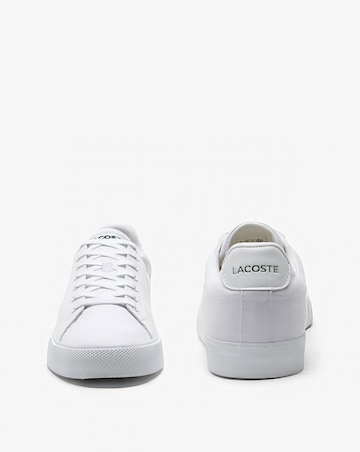 Lacoste Lerond Set Canvas Trainers - White