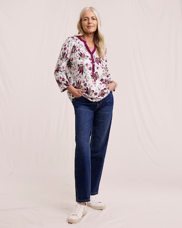 Julipa Pintuck Pure Cotton Top