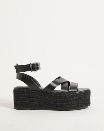 Arabella Flatform Espadrille Sandals - Wide Fit (E)