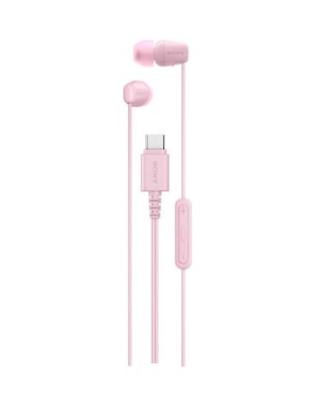 SONY IER-EX15C USB-C Wired Earphones - Pink