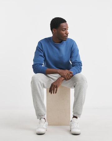 Garment Dyed Crew Sweatshirt- Blue