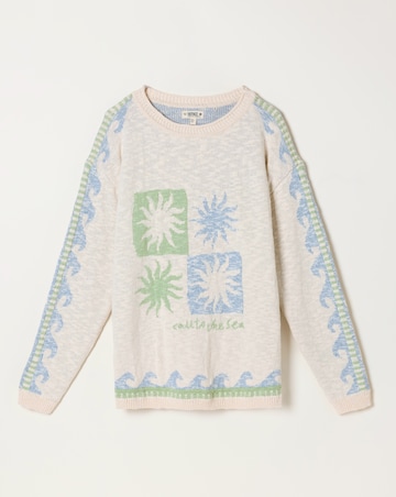 FatFace Sun Knitted Jumper