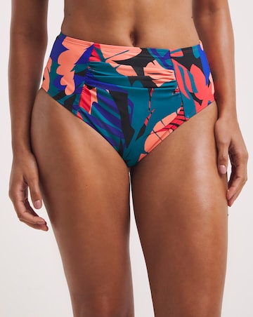 Tropical Mix and Match High Waist Bikini Bottoms