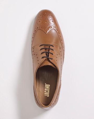 Formal Leather Brogue Wide