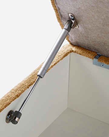 Hunter Chenille Storage Footstool