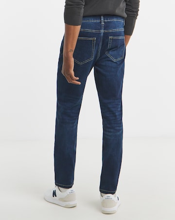 Tapered Fit Stretch Jeans Darkwash