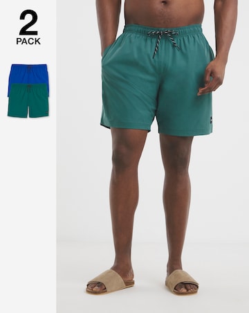 Jack & Jones Maui 2 Pack Swim Short - Multi
