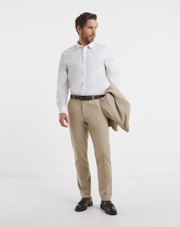 Tapered Fit Flat Front Stretch Trouser