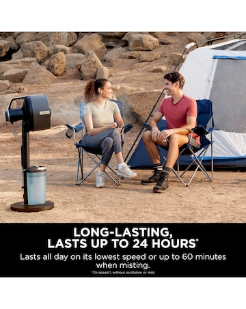 Shark FlexBreeze Pro Mist Indoor & Outdoor Fan- Grey