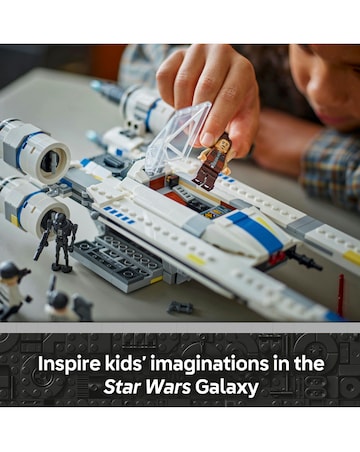 LEGO Star Wars: Andor Rebel U-Wing Starfighter Buildable Model Kit 75399