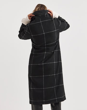 Anthology Black Check Coat