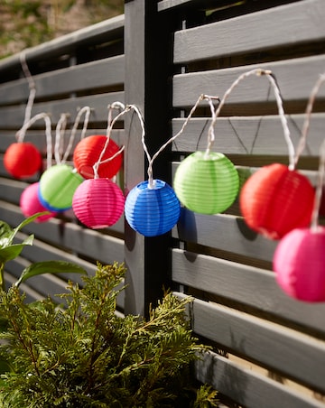 10 Paper Lantern String Lights