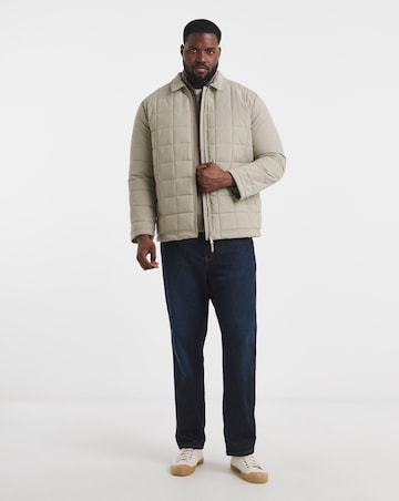 Water Resistant Square Quilt Shacket