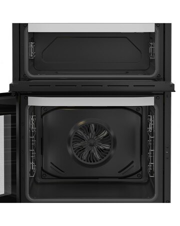 Hotpoint HDE6VDW 60cm Electric Double Cooker with Multiflow - White