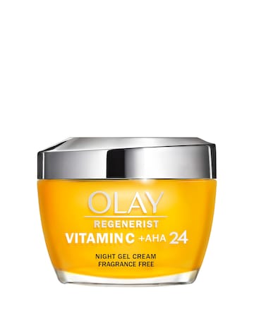 Olay Vitamin C + AHA24 Night Gel Face Cream For Bright And Even Tone, 50ml