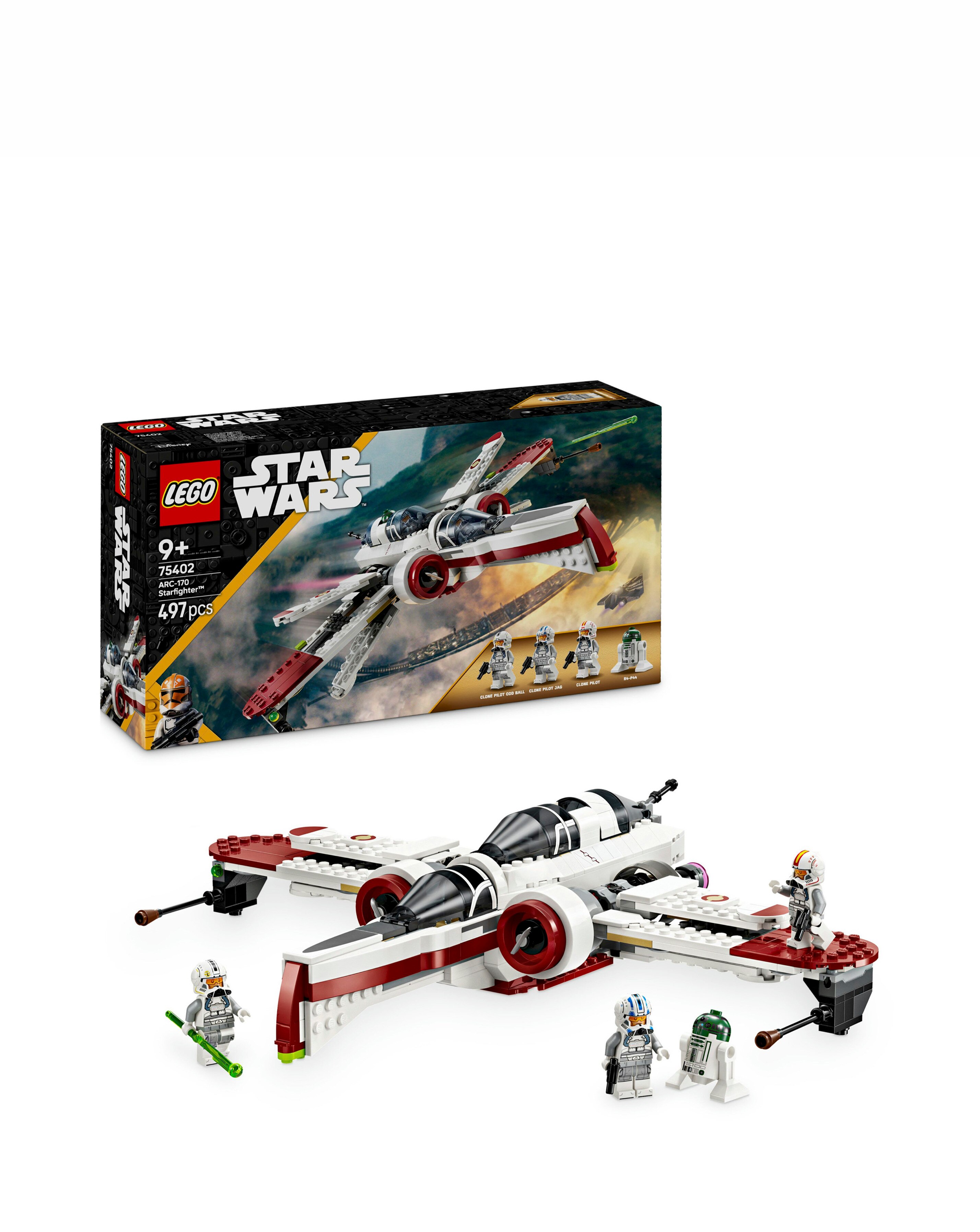 LEGO Star Wars ARC-170 Starfighter Building Toy Set 75402 JD