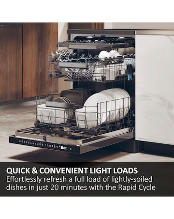 Haier i-Pro Shine Series7 XF4A4M0W80 Dishwasher 14 Place White Install