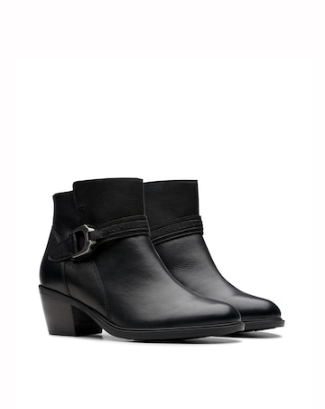 Clarks Neva Buckle Leather Boot
