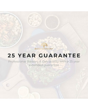 Barbary & Oak Nattura 26cm Cast Iron Grill Pan Teal