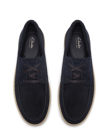 Clarks Lockford Boat Shoes - Navy