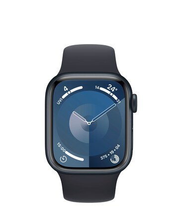 Apple Watch Series 9 GPS 41mm Midnight Aluminium Case with Sport Band - S/M
