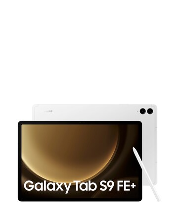 Samsung Galaxy Tab S9 FE+ 12.4in 128GB WiFi Tablet - Silver