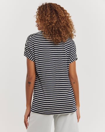 Stripe V-Neck T-Shirt