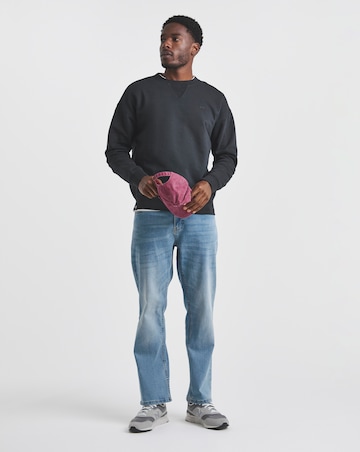 Union Garment Dyed Crew Sweatshirt- Black