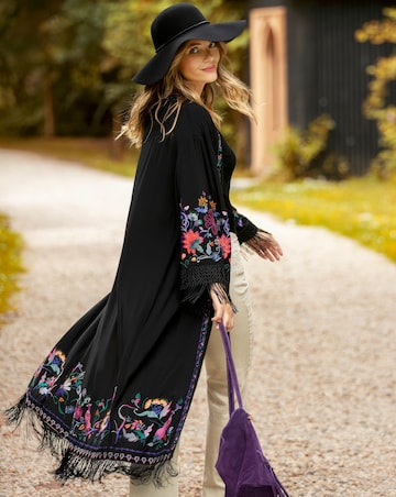 Joe Browns Exquisite Embroidered Kimono