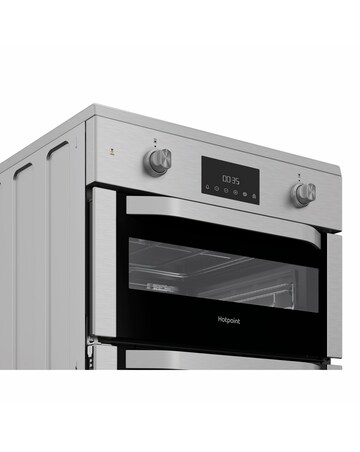 Hotpoint HDE6IDC2X 60cm Electric Double Cooker with Induction Hob Install