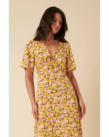 Nobody's Child Dalia Midi Dress Kit Floral Pink