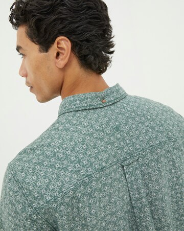 FatFace Geo Short Sleeve Print Shirt